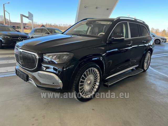 Rental Maybach GLS 600 E-ACTIVE BODY CONTROL Black in Zurich airport