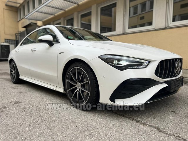 Rental Mercedes-Benz AMG CLA 35 4MATIC Coupe in Geneva airport