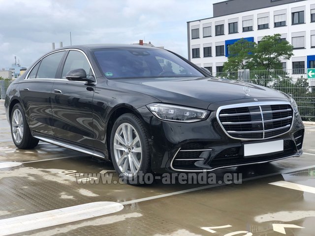 Transfer from St. Moritz to Munich Airport by Mercedes S350 Long 4MATIC AMG equipment car