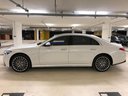 Mercedes S500 Long 4MATIC AMG equipment car for transfers from airports and cities in Germany and Europe.
