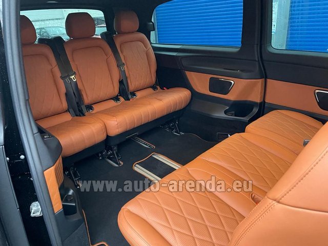 Rental Mercedes-Benz V300d 4Matic EXTRA LONG (1+7 pax) AMG equipment in Lugano