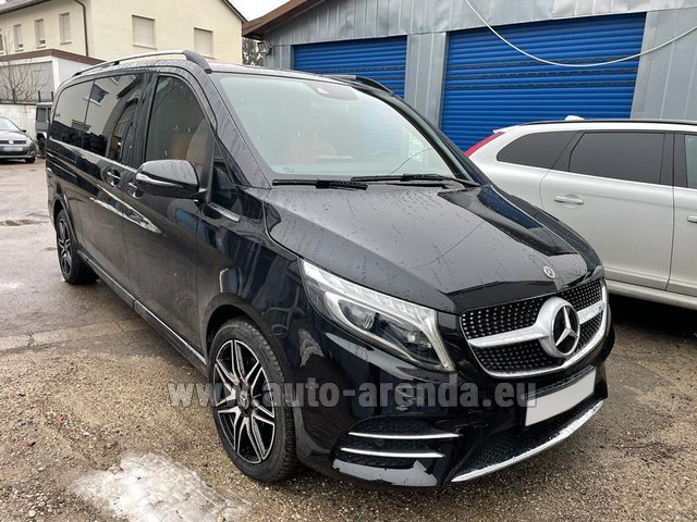 Transfer from Zurich Airport to Davos by Mercedes-Benz V300d 4Matic EXTRA LONG (1+7 pax) AMG equipment car