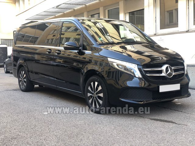 Rental Mercedes-Benz V-Class (Viano) V 300d extra Long (1+7 pax) AMG Line in Geneva