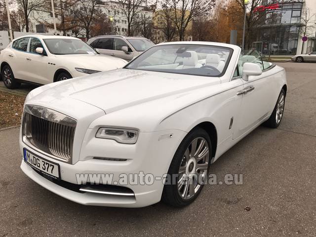 Rental Rolls-Royce Dawn in Winterthur
