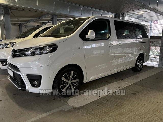 Rental Toyota Proace Verso Long (9 seats) in Geneva airport