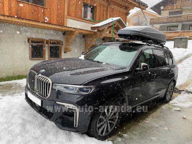 Transfer across Davos by BMW X7 M50d (1+5 pax) car