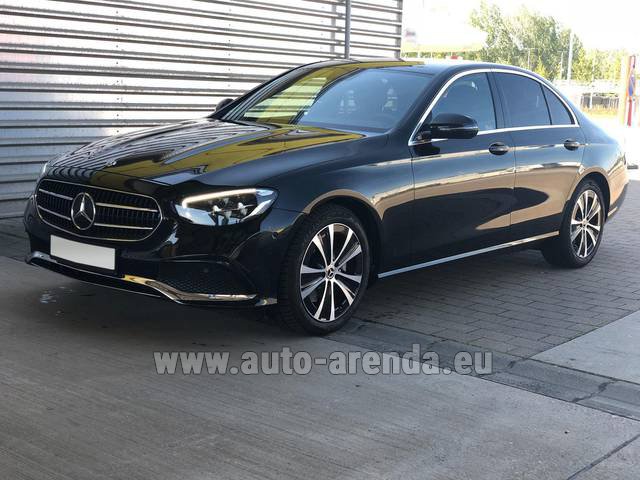 Transfer from Davos to Lugano Airport by Mercedes-Benz E-Class AMG equipment car