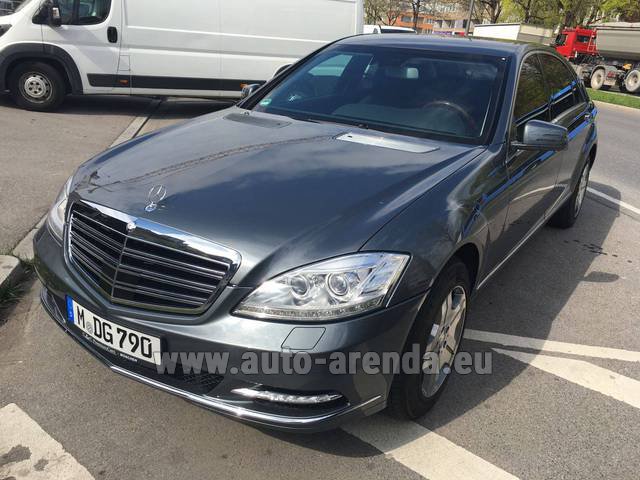Transfer from Geneva Airport to Davos by Mercedes S 600 Long B6 B7 GUARD 4MATIC car