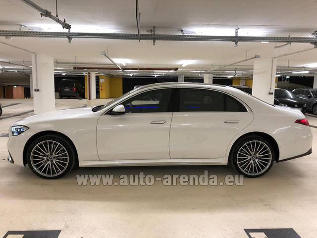 Transfer from Davos to Milan-Bergamo Airport by Mercedes S500 Long 4MATIC AMG equipment car