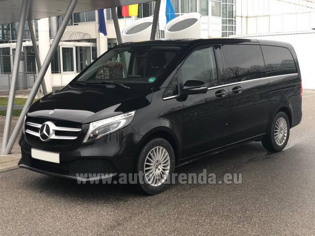 Трансфер из Давоса в Аэропорт Цюриха на автомобиле Mercedes VIP V250 4MATIC комплектация AMG (1+6 мест)